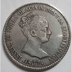 20 Reales de plata año 1837...