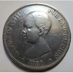 Moneda de plata, 5 pesetas...